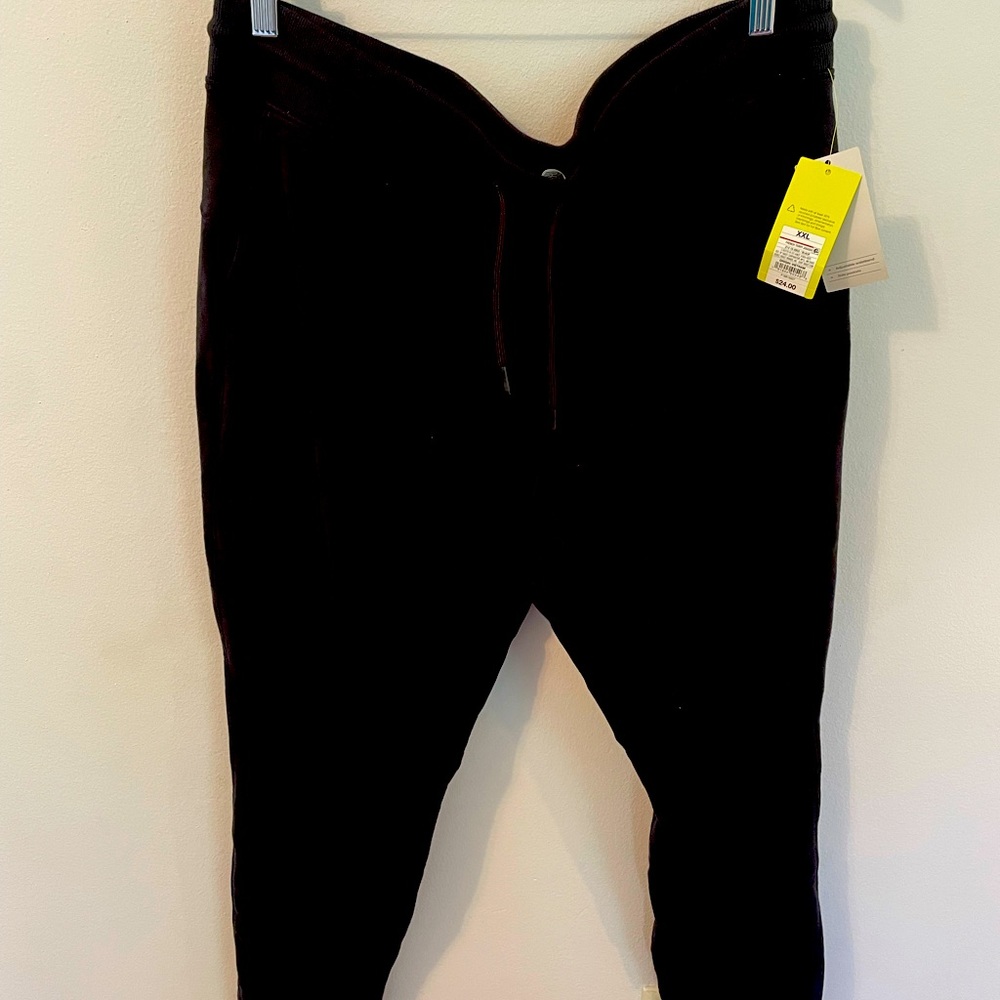 Size XXL New with tags black joggers retails $30